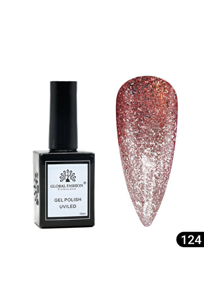 global fashion Oja semipermanentă Global Fashion, Gel polish Elite Glow 15 ml...