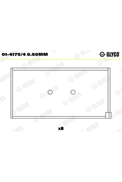 GLYCO Cuzineti Biela Abarth Ritmo Fiat 124/131/132