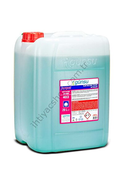 GÜNSU Jaxpel 403 Elde Bulaşık Yıkama Deterjanı 20 LT