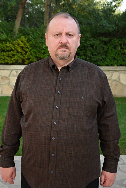 DENİZLİFE Battal Large Size Winter Dad Shirt