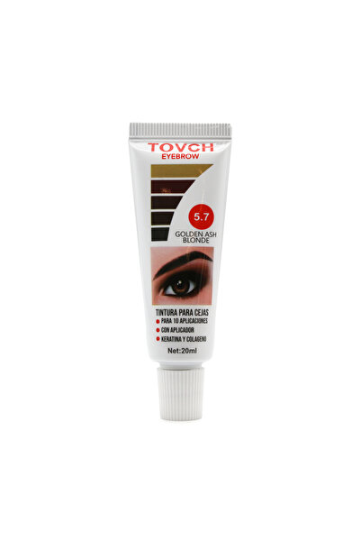 global fashion Tovch Eyebrow Dye 5.7, Golden Ash Blonde