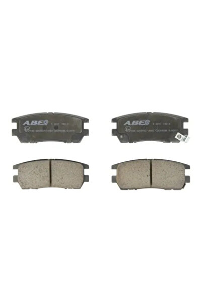 Abe Set of brake pads for rear axle disc brakes MITSUBISHI DELICA / SPACE GEAR 1994-2006