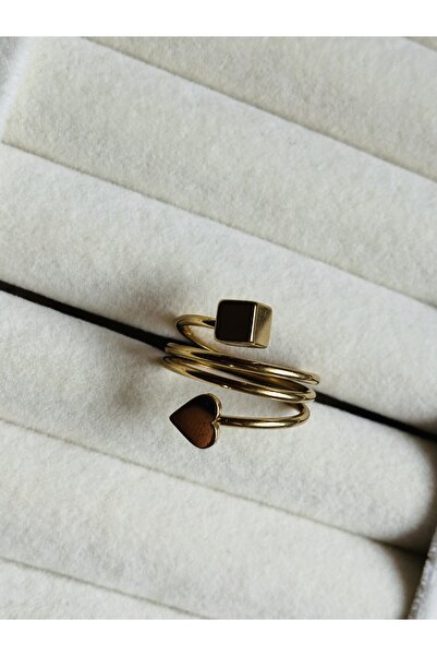 NFS BUTİK 316 Stainless Steel Adjustable Design Ring