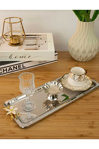 kumsal home züccaciye PASLANMAZ ÇELİK BATON MODEL 32X13 CM SERVİS VE SUNUM TE...