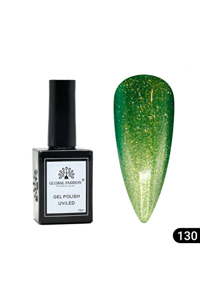 global fashion Oja semipermanentă Global Fashion, Gel polish Elite Glow 15 ml, 130