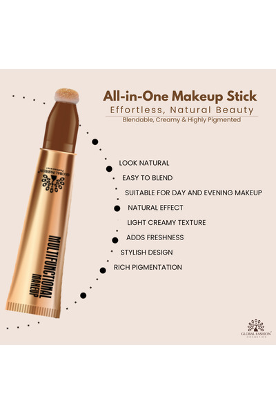 global fashion Iluminator pentru față, Creion de machiaj multifuncțional, Global Fashion, GM04