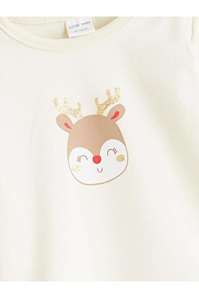 LC Waikiki Crew Neck Printed Baby Girl Set 3-Piece (W5)