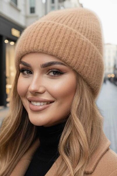 Trenderrs Beretă cu pene pentru femei Beretă cu pene