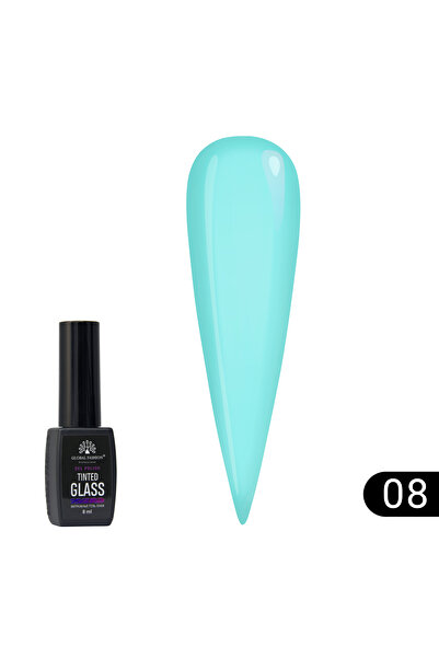 global fashion Ojă semipermanentă cu efect de vitraliu 8ml, Tinted Glass 08