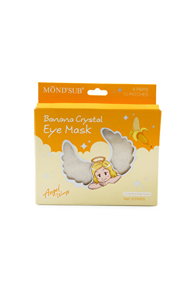global fashion Mască pentru ochi Mond'Sub, cristal de banană, 12 bucăți