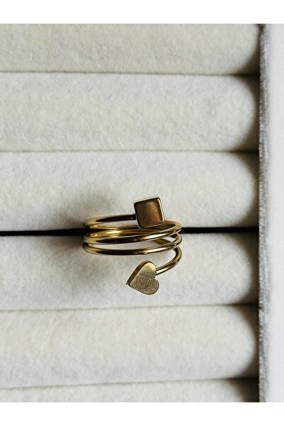 NFS BUTİK 316 Stainless Steel Adjustable Design Ring