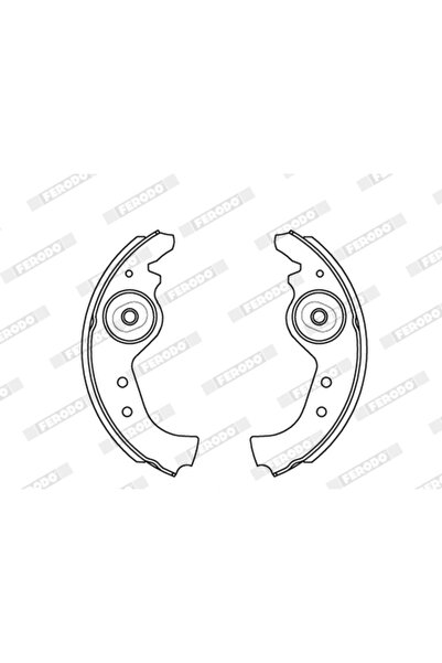 FERODO Set Saboti Frana Abarth Ritmo Fiat 126/127/128