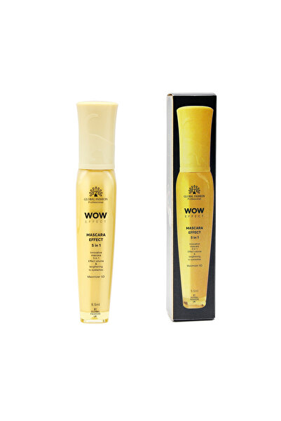 global fashion Rimel pentru gene, Global Fashion, 5D Wow Effect, Negru, GF4001