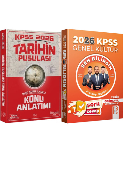 Benim Hocam Yayınları 2026 KPSS Tarihin Pusulası Konu Anlatımı İsmail Adıgüze...