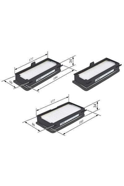 Bosch Filtru Aer Habitaclu Citroen Evasion Microbus/Jumpy 1 Fiat Scudo Bus/Ul...