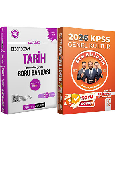 Benim Hocam Yayınları 2026 KPSS Genel Kültür Ezberbozan Tarih Çözümlü Soru - ...