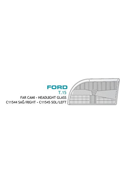 AYFAR Far Camı Ford Mınibüs Transıt T15 Sol