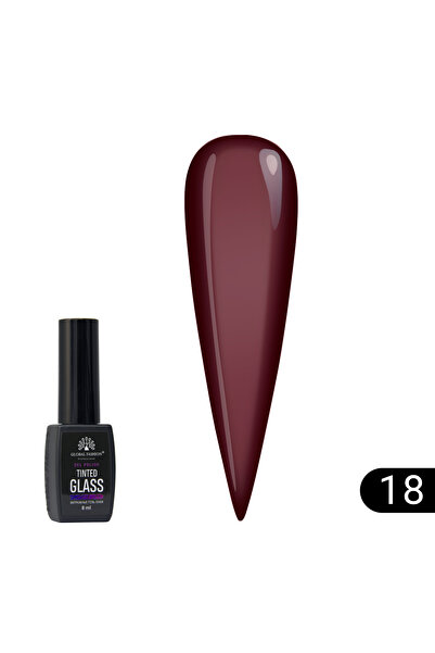 global fashion Semi-permanent nail polish with stained glass effect 8ml, Tint...