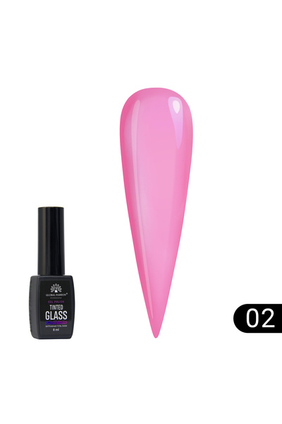 global fashion Ojă semipermanentă cu efect de vitraliu 8ml, Tinted Glass 02