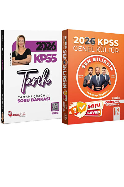 Benim Hocam Yayınları 2026 KPSS Tarih Soru Bankası Çözümlü Selin Ortaç - KPSS...