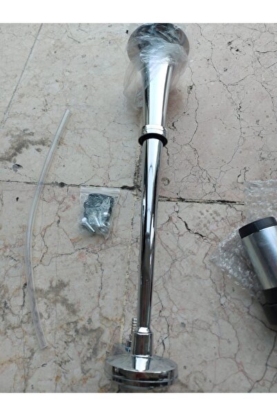 gözparoto Kompresörlü marine gemi kornası krom 12v havalı korna