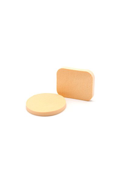 global fashion Set of 2, make-up sponge, for foundation, beige