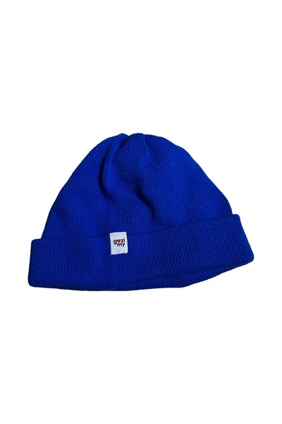 gozimy قبعة أكور أزرق بلون الكوبالت الزرقاء المحبوكة باللون الأزرق