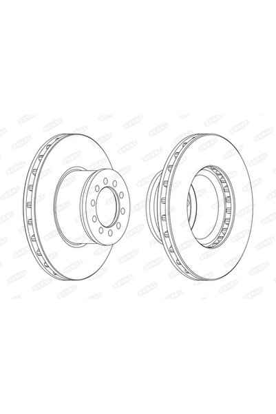 BERAL Дискова спирачка Mercedes-Benz Antos/Atego 3