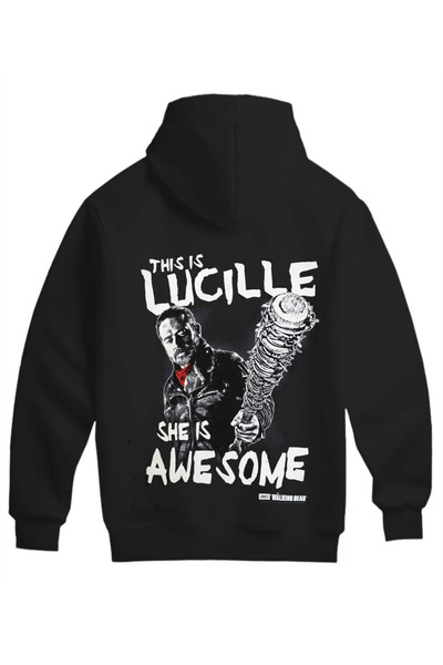 SVART WEAR THE WALKING DEAD, UNISEX, BUMBAC, NOI, DE ÎNALTĂ CALITATE, CU DESI...