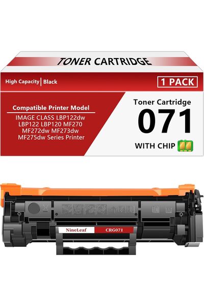 Canon CRG071 Muadil Çipli | ImageCLASS LBP122dw LBP122 LBP120 Mf272dw Mf273dw...