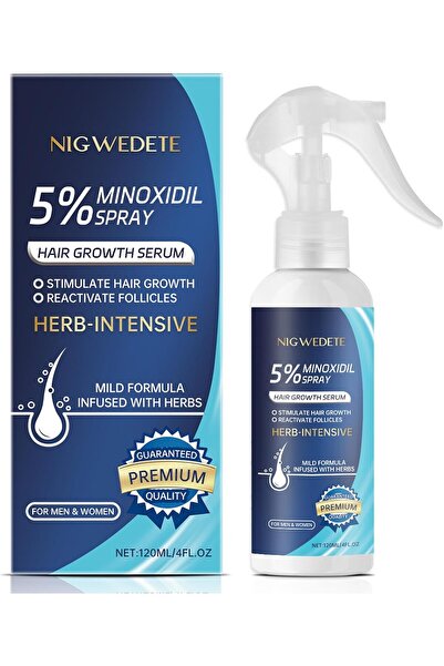 Hope مينوكسيديل ٥٪ للرجال (١٢٠ مل) - بخاخ لنمو الشعر مع بروفيتامين ب٥ ومستخلص...