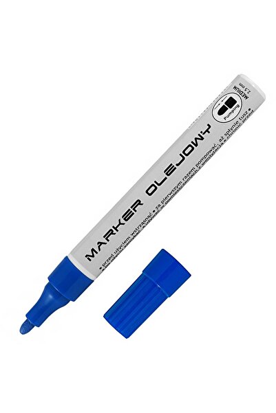 Other Marker rotund albastru pentru ulei Toma Economy 420