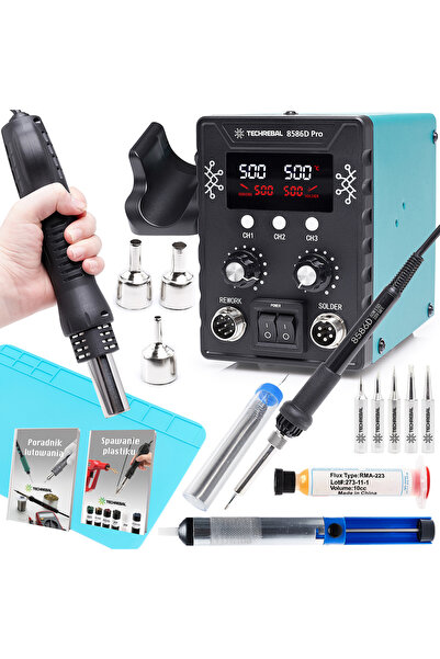 Other Stație de lipit Techrebal 8586D Pro 2 în 1 + KIT23
