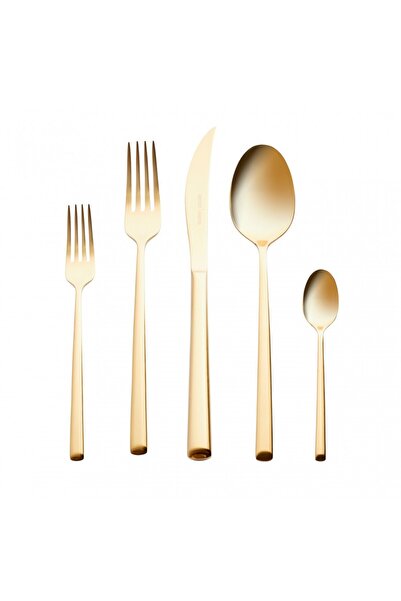 Karaca Tivoli Matte Gold 6-Personen 30-teiliges Besteckset