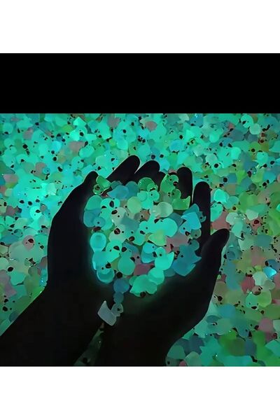 Umut 10 Ad. ördek akvaryum süsü karanlıkta parlayan ördek saksı teraryum süs Açıklamayı okuyalım