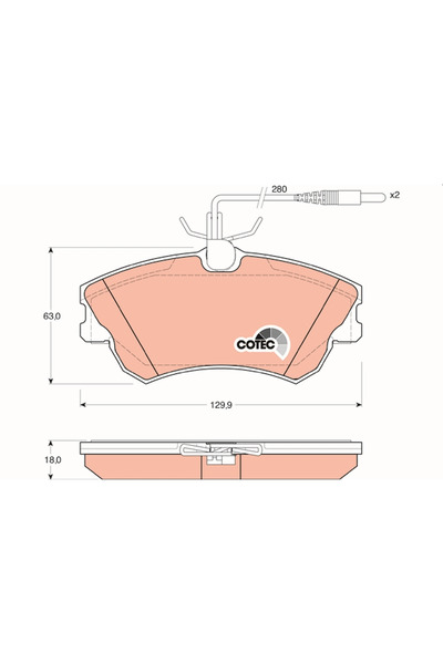 TRW Set Placute Frana Frana Disc Renault Espace 3