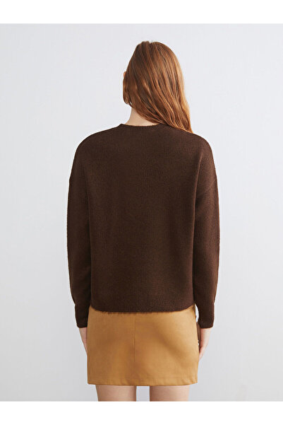 LC Waikiki Pulover de tricotat pentru femei Özmarka New Season supradimensionat cu model câine