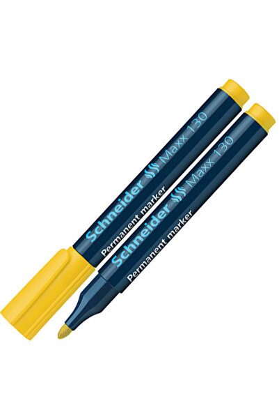 Other Marker permanent SCHNEIDER Maxx 130, rotund, 1-3 mm, galben