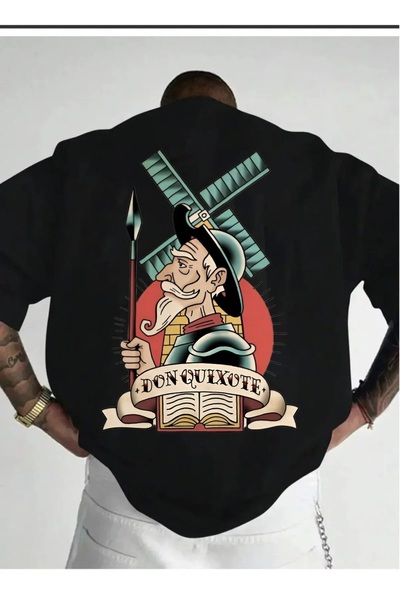 qubo sportswear & company Κοντομάνικο βαμβακερό μπλουζάκι oversize με στρογγυ...