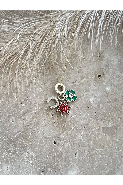 Neesh ÇELİK UĞURLU SEMBOL KOLYE (GOLD)