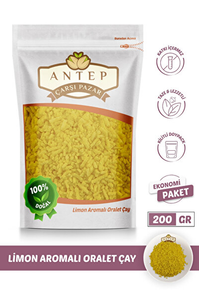 Antep Çarşı Pazar Limon Aromalı Oralet Çay (Granül) | 200 Gr.