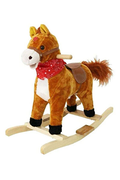 Rally حصان كرسي هزاز خشبي