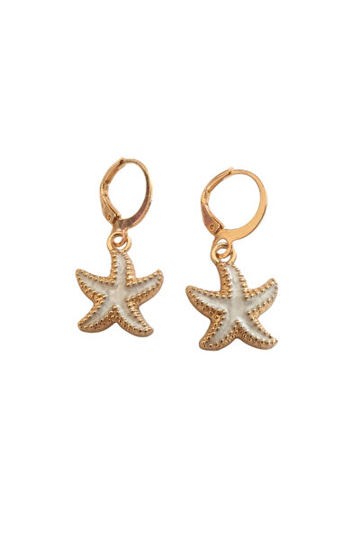 Deniz Yıldızı Charm Küpe