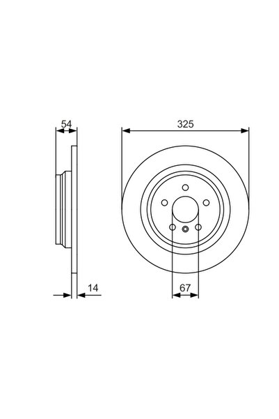 Bosch Дискови спирачки Mercedes-Benz Gle/M-класа