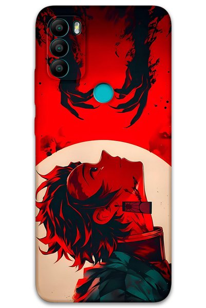 Gramaphone Gm 21 Plus Compatible Anime Patterned Phone Case + Screen Protecto...