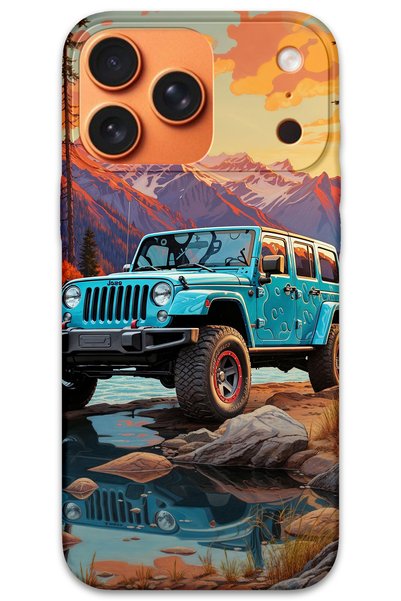 Gramaphone iPhone 17 Pro Compatible Car Patterned Phone Case + Screen Protect...