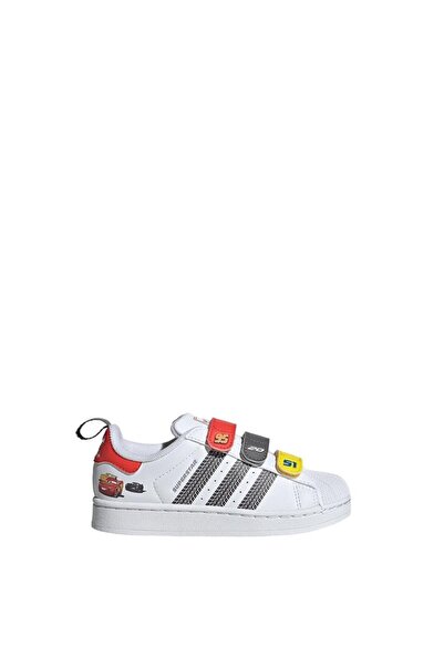 adidas Παιδικό λευκό αθλητικό παπούτσια SUPERSTAR II CF C JQ1337