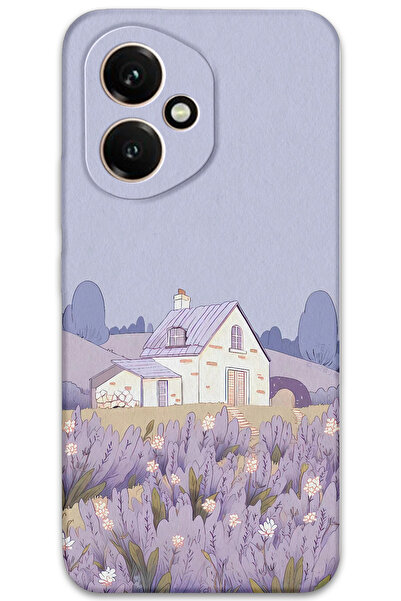 Gramaphone 400 Uyumlu Çiçek Desenli Telefon Kılıfı + Ekran Koruyucu - 5800