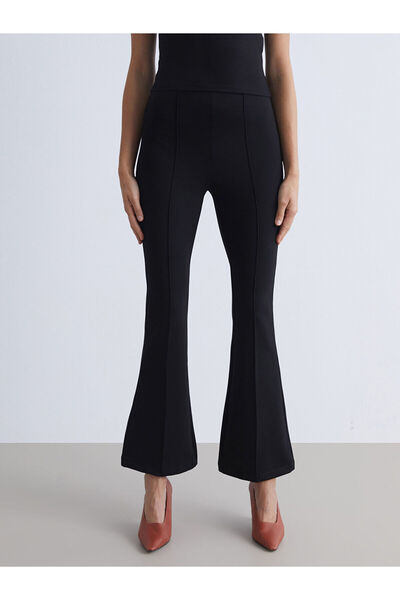 LC Waikiki Γυναικείο παντελόνι Peak New Season με ελαστική μέση καμπάνα