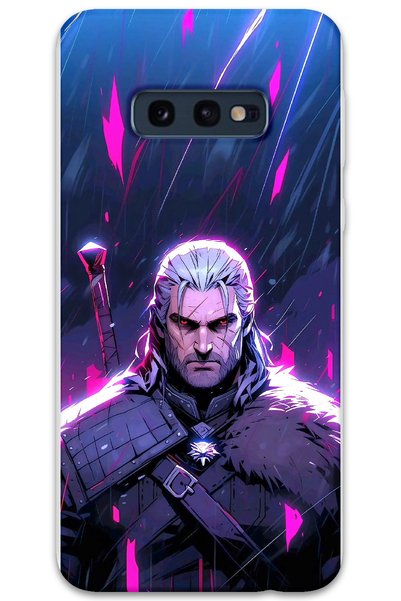 Gramaphone Galaxy S10E Compatible Geralt Patterned Phone Case + Screen Protec...